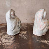 Pair of Cement Garden Owls