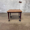 Vintage Rolling Side Table
