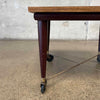 Vintage Rolling Side Table