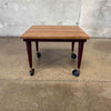 Vintage Rolling Side Table