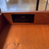 CB2 Fullerton Modern Three Drawer Metal, Walnut, & Marble Desk