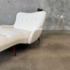 Mid Century Modern Double Wide Wave Chaise Lounge 1960's