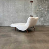 Mid Century Modern Double Wide Wave Chaise Lounge 1960's