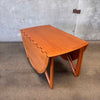 Vintage Danish Teak Drop Leaf Table By Kurt Ostervig