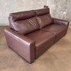 Marzia Leather Loveseat W/2 Power Recliners