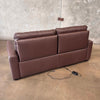 Marzia Leather Loveseat W/2 Power Recliners