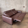 Marzia Leather Loveseat W/2 Power Recliners