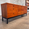 Jack Cartwright for Founders Walnut 9 Drawer Dresser