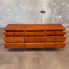 Jack Cartwright for Founders Walnut 9 Drawer Dresser