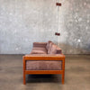 Mid Century Modern Ultra Suede Sofa