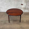 Danish Rosewood Dining Table With Two Leaves