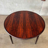 Danish Rosewood Dining Table With Two Leaves