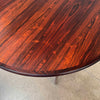 Danish Rosewood Dining Table With Two Leaves