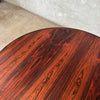 Danish Rosewood Dining Table With Two Leaves