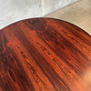 Danish Rosewood Dining Table With Two Leaves