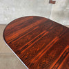Danish Rosewood Dining Table With Two Leaves