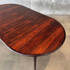 Danish Rosewood Dining Table With Two Leaves