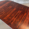 Danish Rosewood Dining Table With Two Leaves