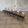 Set of Six Rosewood Dining Chairs  Norway, 1960's