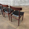 Set of Six Rosewood Dining Chairs  Norway, 1960's