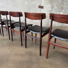 Set of Six Rosewood Dining Chairs  Norway, 1960's