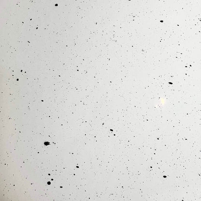Vintage MCM White/Black Speckles Porcelain Enamel Majestic Fireplace