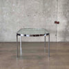 Milo Baughman Chrome and Glass Dining Table