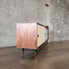 Unson Media Console Walnut Veneer with Walnut Legs