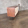 Unson Media Console Walnut Veneer with Walnut Legs