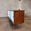 Unson Media Console Walnut Veneer with Walnut Legs
