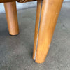 Bamboo & Rattan Console Table with Stone Top