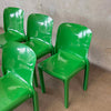Set of Six Selene Dining Chairs by Vico Magistretti