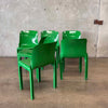 Set of Six Selene Dining Chairs by Vico Magistretti