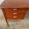Mid Century Walnut Desk Professionally Refinished