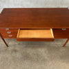 Mid Century Walnut Desk Professionally Refinished