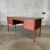 Mid Century Walnut Desk Professionally Refinished