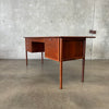 Mid Century Walnut Desk Professionally Refinished