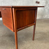 Mid Century Walnut Desk Professionally Refinished