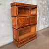 1920's Tiger Oak Lawyers 5 Section Stack Desk/Bookcase