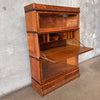 1920's Tiger Oak Lawyers 5 Section Stack Desk/Bookcase