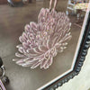 1990's Art Drawing of Flower Framed #1