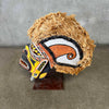 Island Tribal Mask on Stand w/ Jute Mohawk
