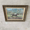 Horse Racing Art Print Framed Santa Anita by Donald Schwartz