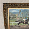 Horse Racing Art Print Framed Santa Anita by Donald Schwartz