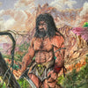 Original Art Painting of Man in the Woods