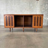 Mid Century Walnut Credenza With Reversible Doors