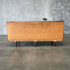 Mid Century Walnut Credenza With Reversible Doors
