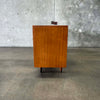 Mid Century Walnut Credenza With Reversible Doors