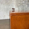 Mid Century Walnut Credenza With Reversible Doors