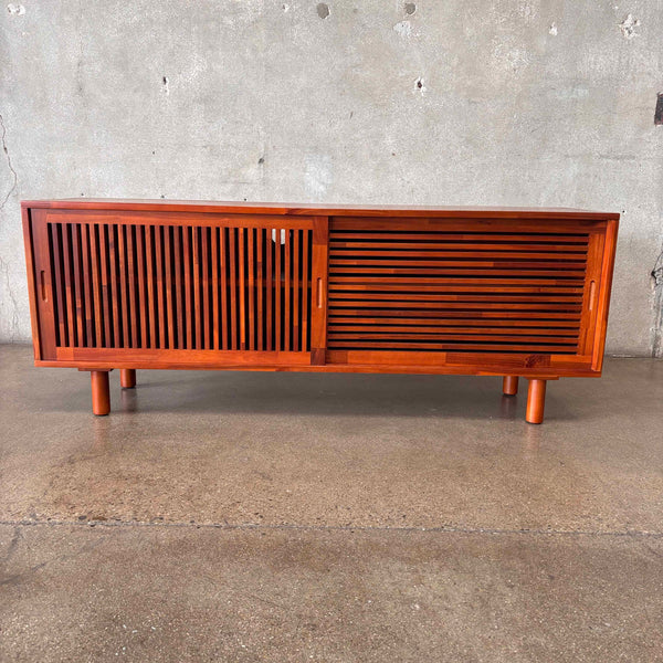 Acacia Wood Mosaic Console